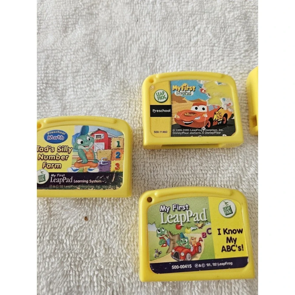 My First Leappad Games Lot Of Six SpongeBob, Disney, Jayjay